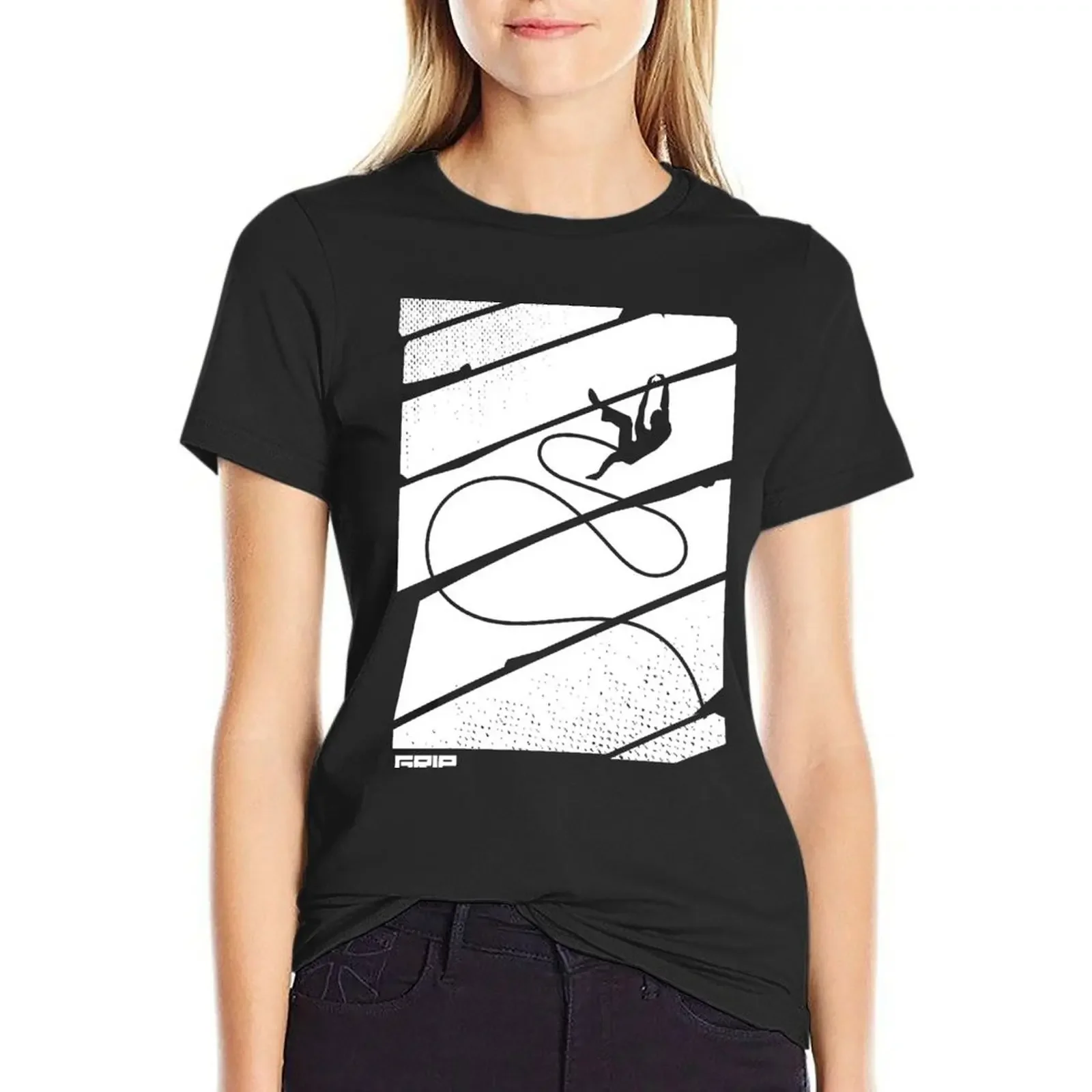 

flying rope T-Shirt plus size tops sweat summer top Women's t-shirt