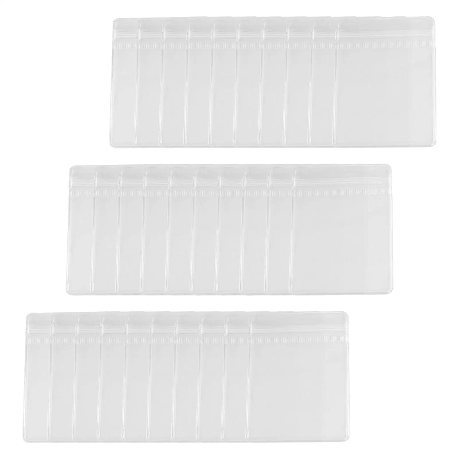 

30 Pieces Jewelry Bags Reclosable 6cmx8cm Self Sealing Clear Small Jewelry Organizer Rings Earrings Packing Storage Pouch