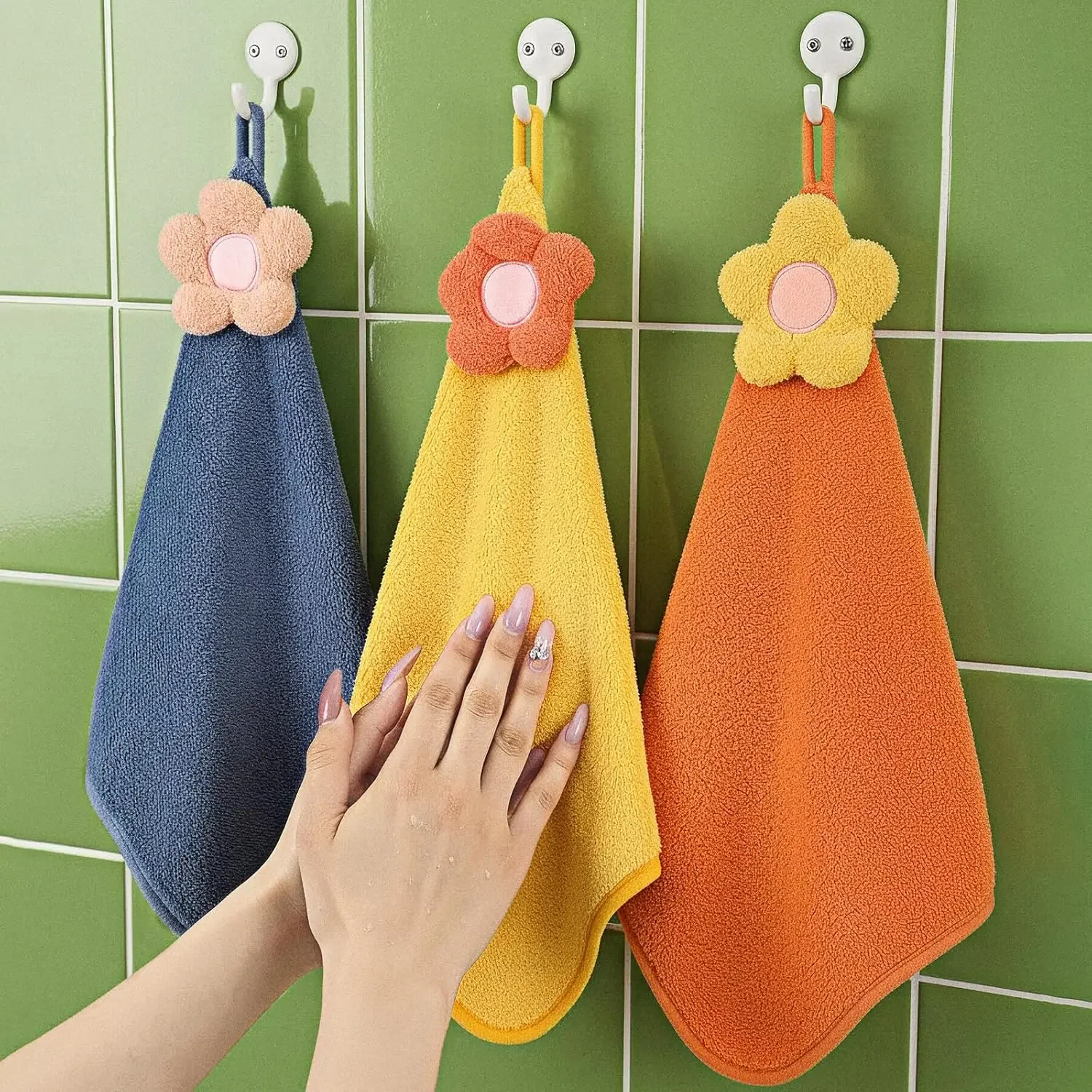 1 toalla de mano para niños, bonita, súper absorbente, de microfibra, para cocina, con gran absorción de agua, de secado rápido, toallitas pequeñas para niños