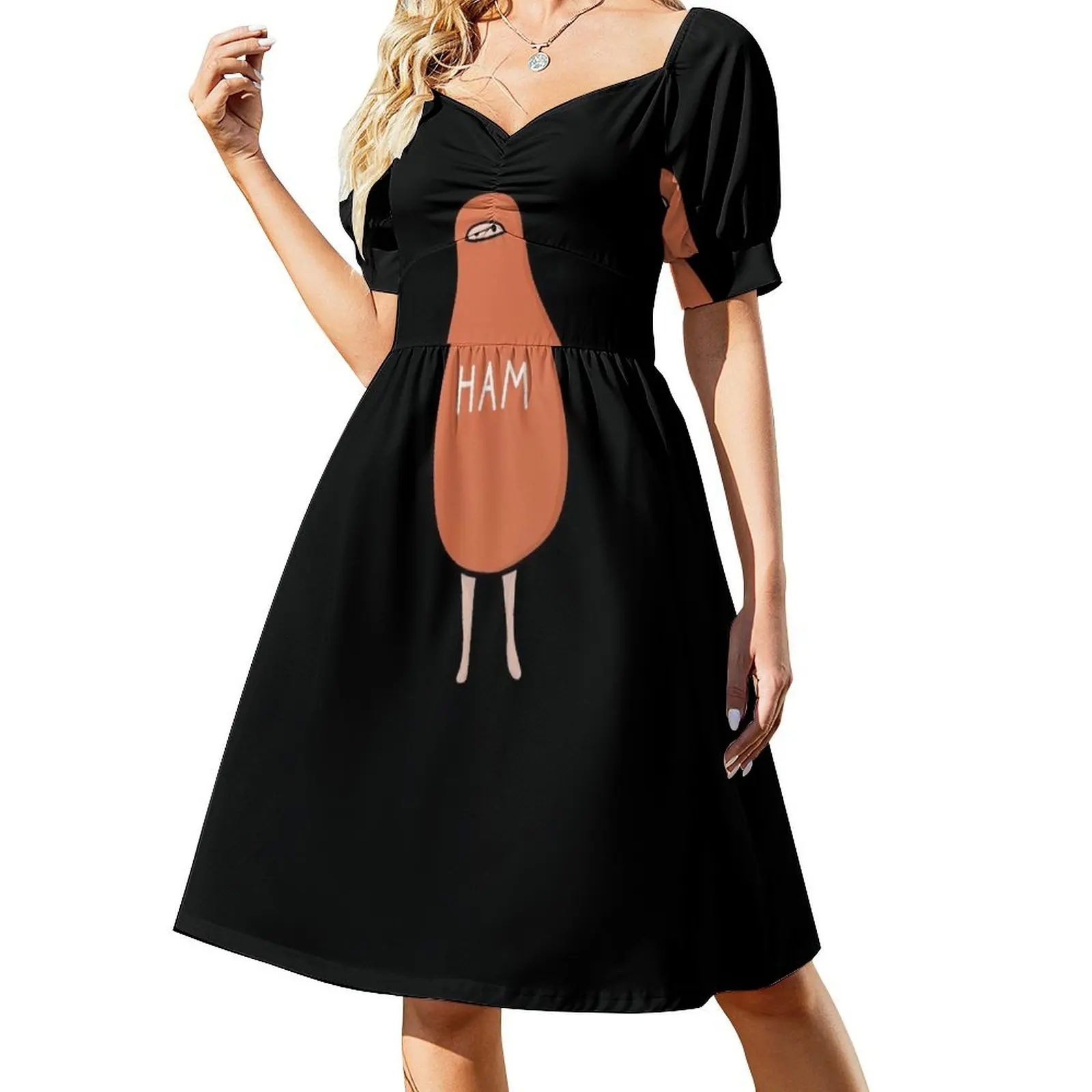 

Ham : To Kill A Mockingbird Original Literally Scout Ham Halloween Costume Short Sleeved Dress dresses for special events Dress