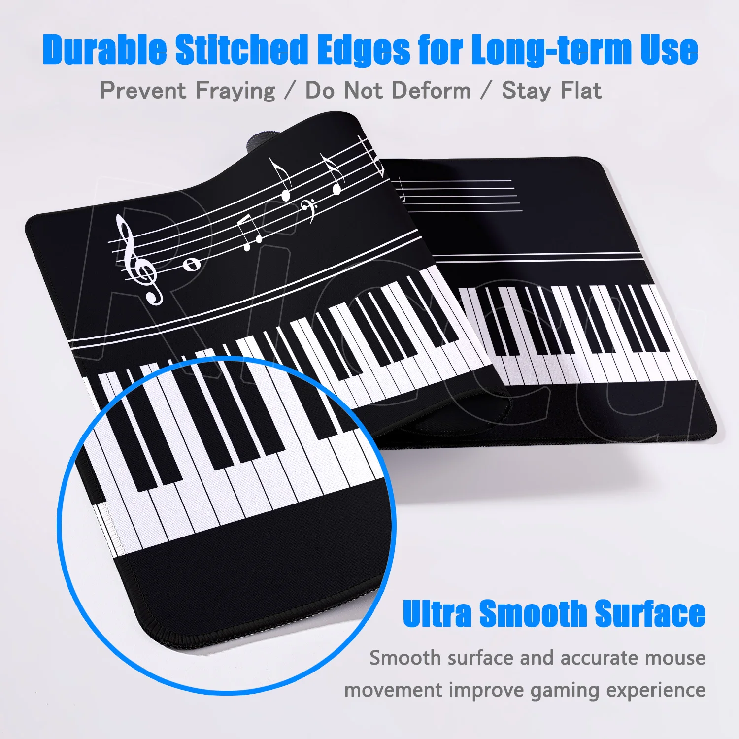 جديد الموسيقى ملاحظات البيانو ماوس الوسادة اللوحي ماوس الوسادة كمبيوتر محمول XXL سطح المكتب ماوس لطيف HD الألعاب الكمبيوتر لوحة المفاتيح لعبة مكتب عمل الحصير