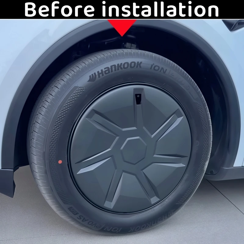 4PCS 18 Inch Wheel Hub Caps For Tesla Model Y Juniper Standard 2026‑Present Full Rim Snap‑on Wheel Cover Protector