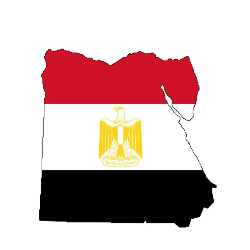 

Car Styling Egypt Flag Map Car Sticker Motorcycle Body Decal