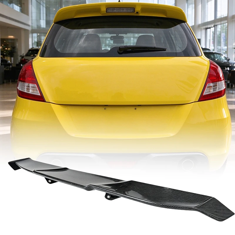 For Rear Roof Wing Spoiler For Suzuki Swift Sport ZC31S ZC32S ZC33S 2005 to 2024 Hatchback Automobiles Accessories Exterior Part