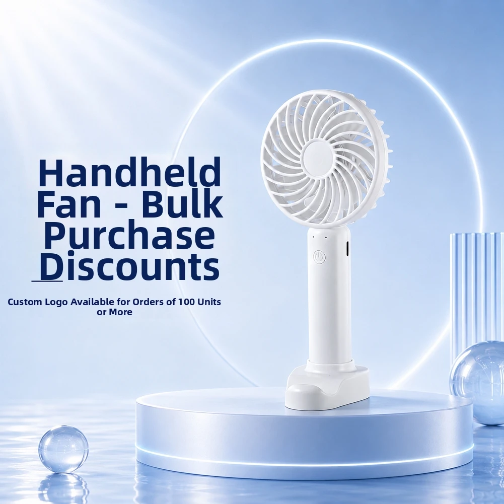 MelyBaoB Factory Wholesale Portable Handheld Fan 3000mAh USB Rechargeable Mini Fan with Phone Holder Bulk Sale