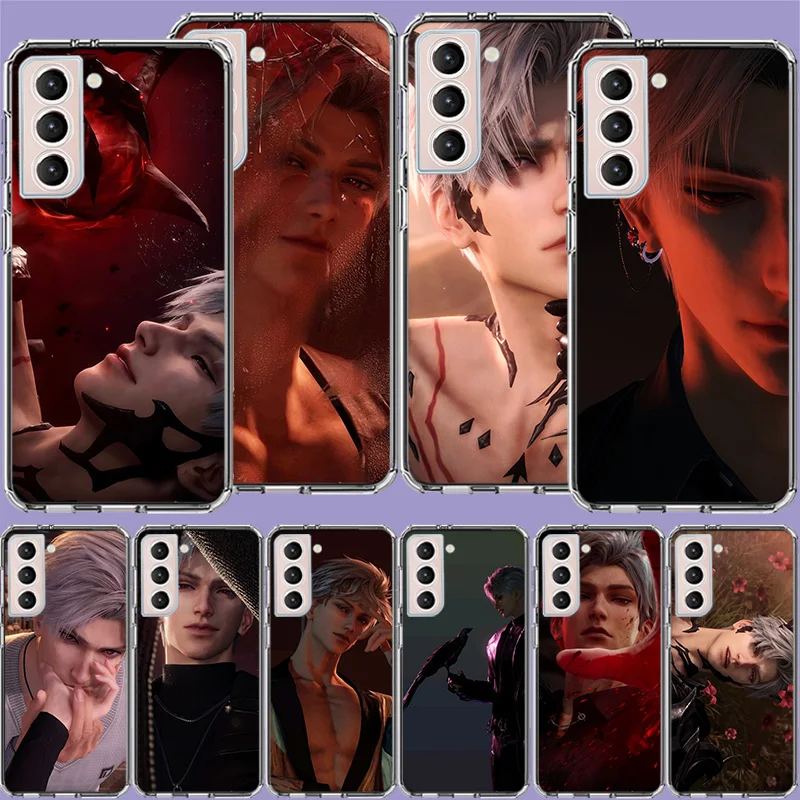 Love And Deepspace Sylus Clear Phone Cases for Samsung S26 Ultra Galaxy S25 Edge S24 S23 FE S21 Plus S20 S22 S10 Cover Patterned