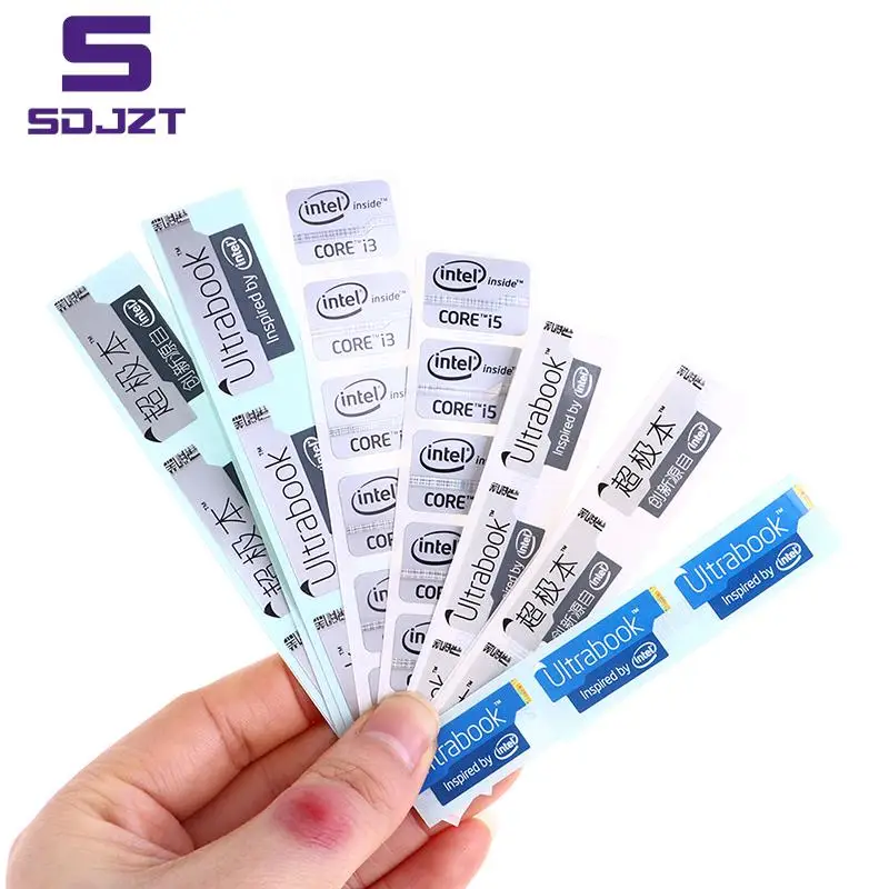 5pcs Ultrabook Performance Label Sticker Laptop Logo Intel Core Core Core di quattro generazioni I3 I5