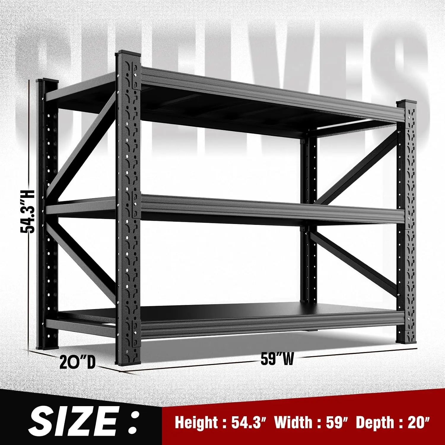 5000LBS Heavy Duty Shelf, 59