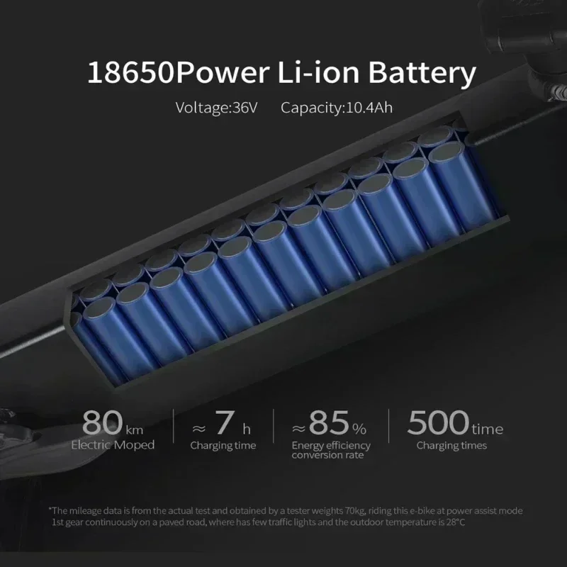 18650 リチウムイオンバッテリーパック 7.8Ah 10.5Ah 10SP 36V バッテリー FIIDO D1/D2/D2S D4S 折りたたみ電動原付シティバイクバッテリー