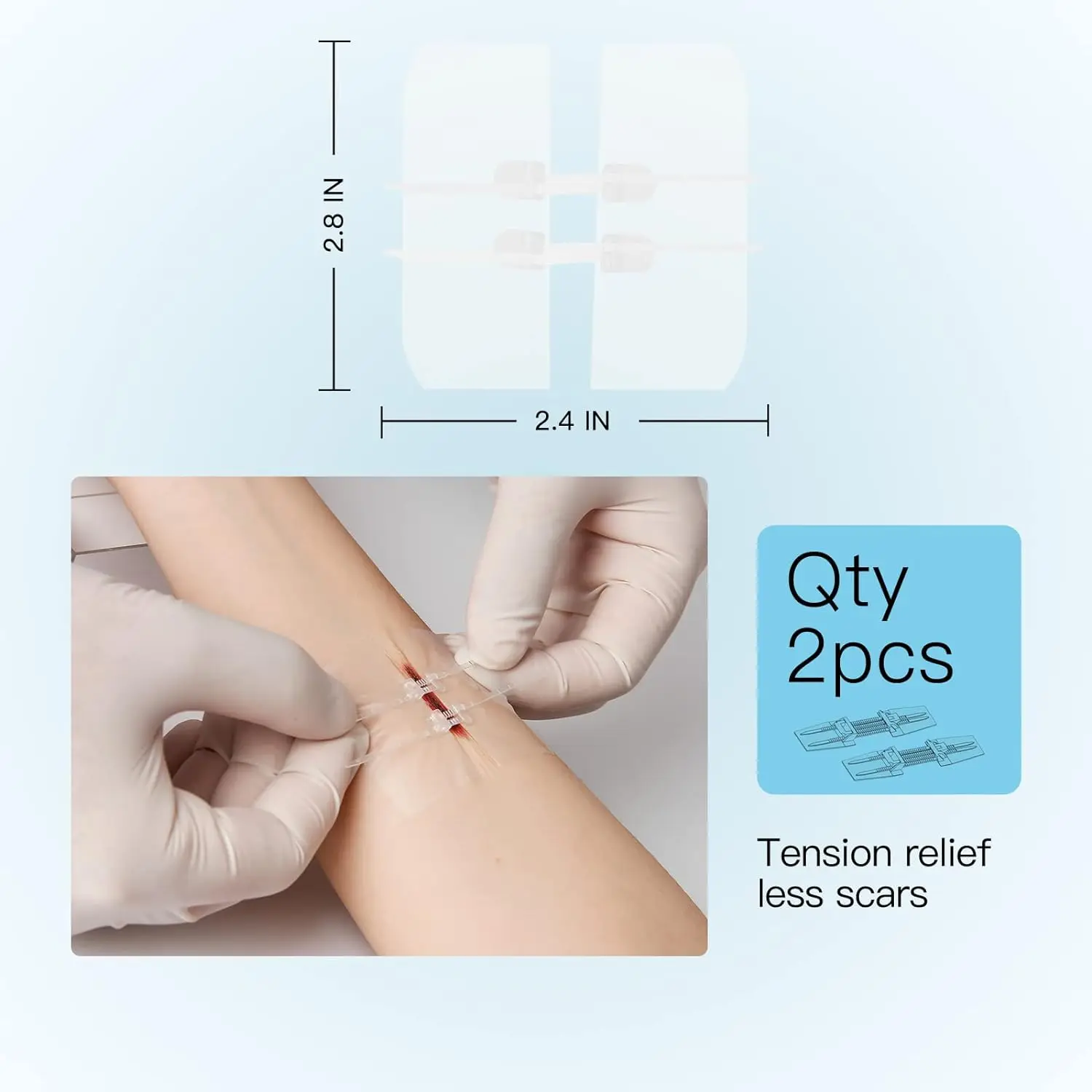 Zip Stitch Emergency Wound Closures Device Repair Wounds Without Stitches Zip Sutures Butterfly Bandaids Health Care