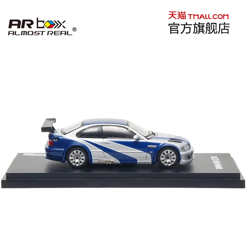 1:64 M3 GTR (precisa para velocidade: edição montada), modelo de carro em liga fundida, para que os adolescentes brincam com, decoração para adultos.