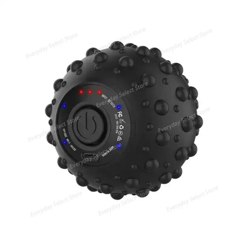 Electric Vibrating Fascia Massage Ball, Muscle Relaxation Massager, Fitness Yoga Sports Recovery Vibration Hand Balls