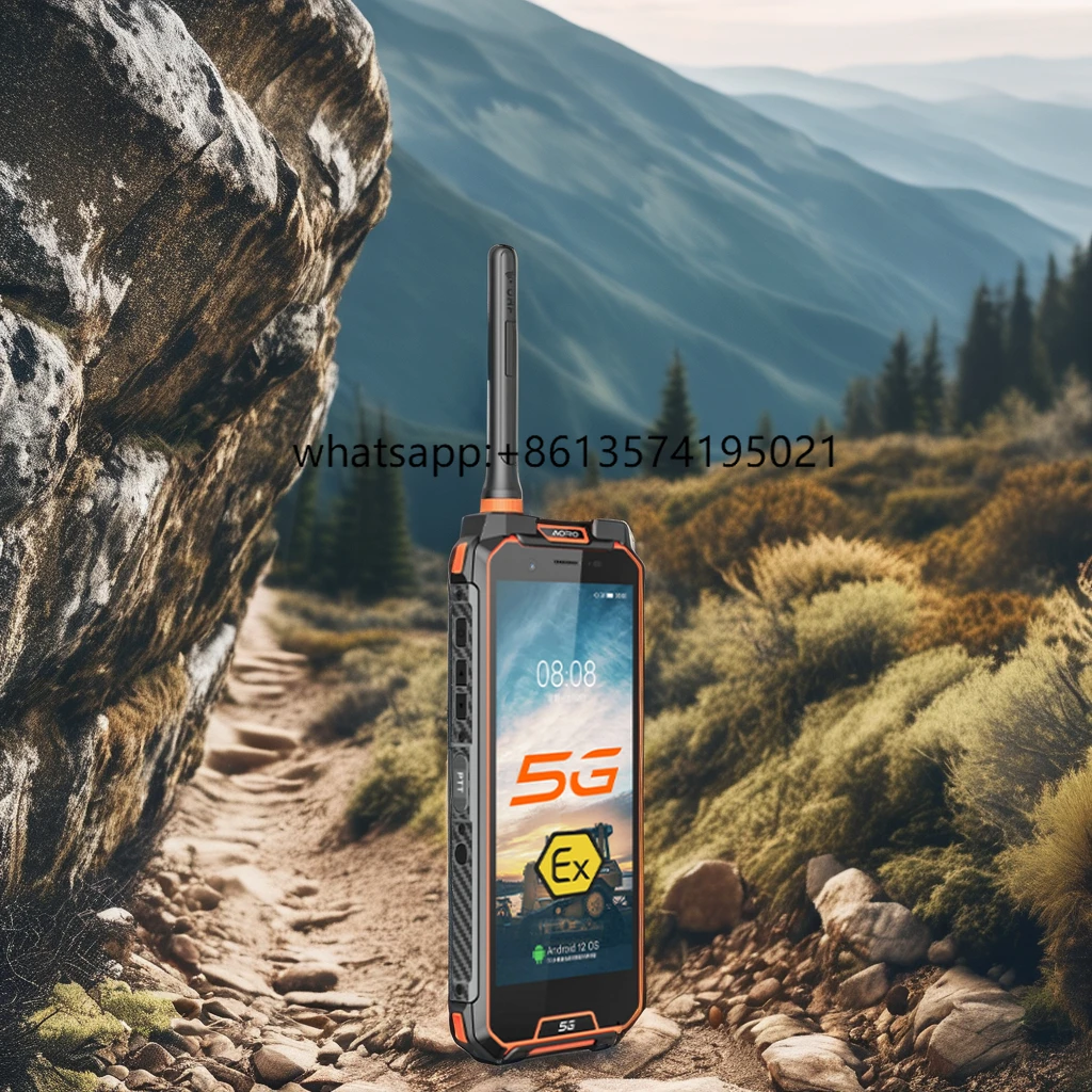 

Aoro M5 5G Android 12phone Talki Walki-IP68 Waterproof ATEX Talki Walki Smart 13MP+48MP Long Range Communication Talki Poc Walki