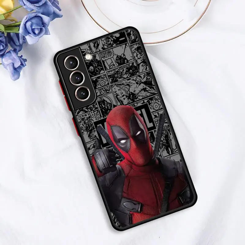 phone cases for Samsung Galaxy S23 Ultra case S20 9 S24 S21 FE Note20 S10 S22 10 Luxury Cover funda Deadpool Mutants Wolverine