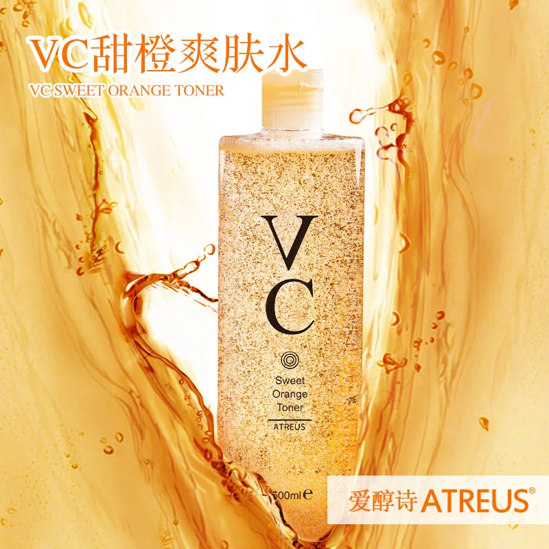 Tonico Atreus Thai Vitamina C e Arancia, con Oro per Minimizzare e Idratare i Pori