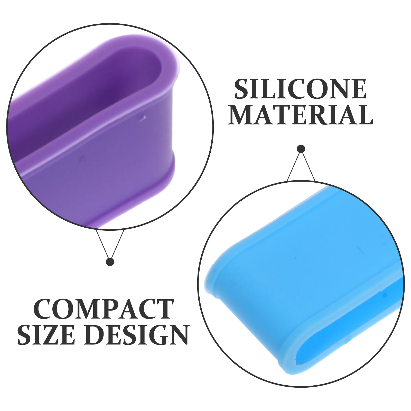 

8pcs Silicone Racket Grip Rings Non-Slip Overgrip Protector For Tennis Badminton Racquet Handles Reusable Small Grip Bands