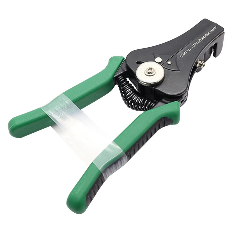 1 PCS AWG24-10 (0.2-6.0Mm2 ) WX-D2 Design Multifunctional Cable Stripper Green & Black Carbon Steel