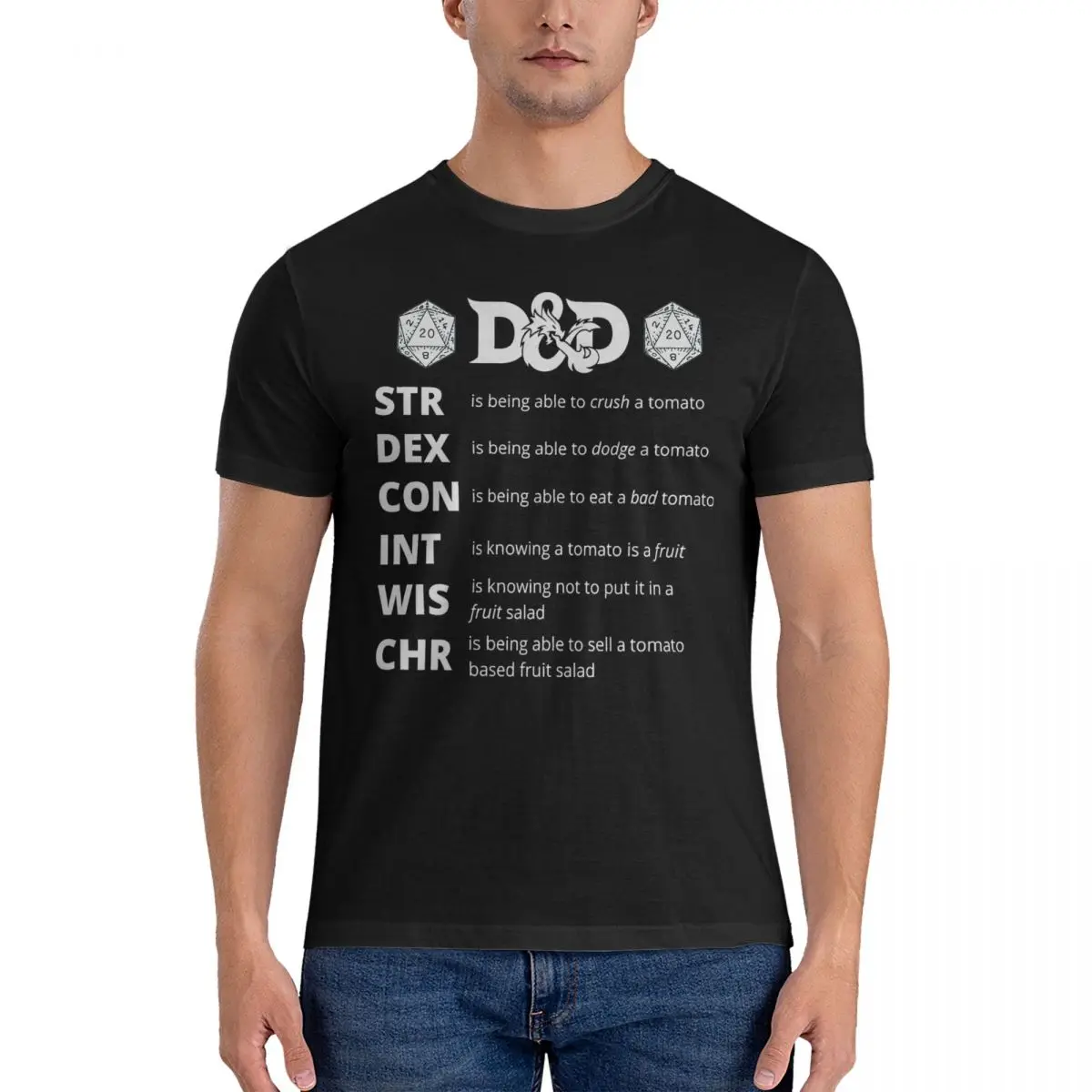 Men Women's Dnd Dragons Gift T Shirt Dungeon Master Geek Cotton Clothes Leisure Short Sleeve Tee Shirt Plus Size T-Shirt