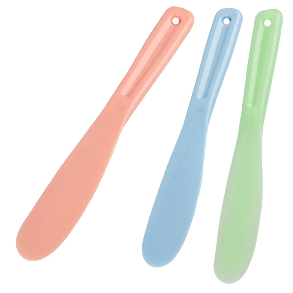 Spatulas Makeup Applicator Stick Beauty Scoop Silicone Mask Stick Eye Cream Stick Mask Mixing Spoon Cosmetic Spatula