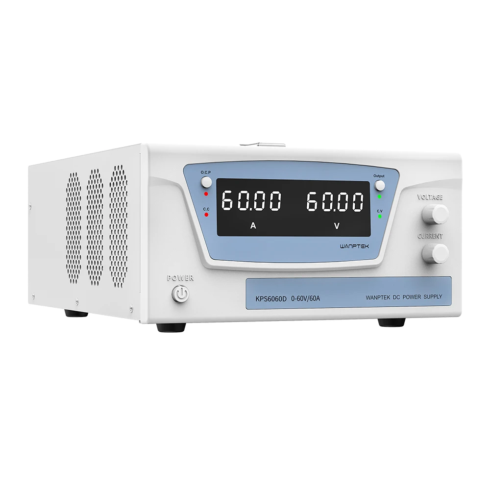 60V 60A Benchtop DC Adjustable Power  DC Power Supply Maintenanc Laboratory Design School Testing, Plating, Charging, KPS6060D