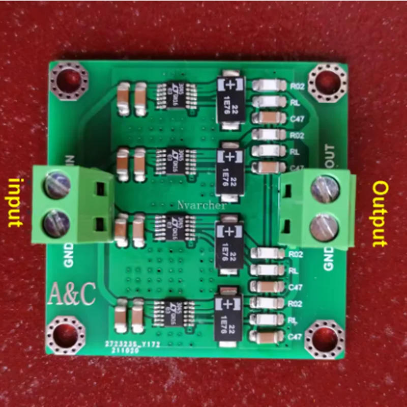 4 Parallel 2A LT3045 Low Noise Linear Regulated Power Supply Module For DAC Board