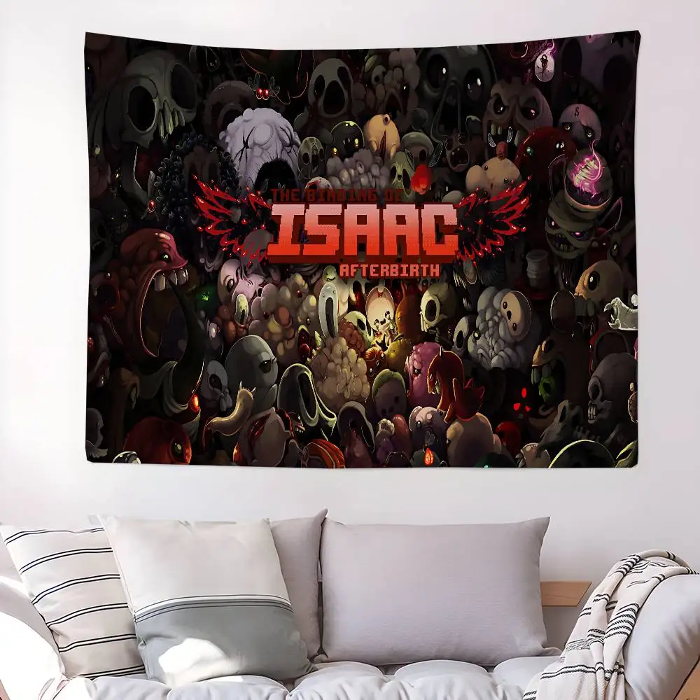 Game The B-Binding Of Isaac Anime Tapestry Hanging Tarot Hippie Wall Rugs Dorm Home Decor