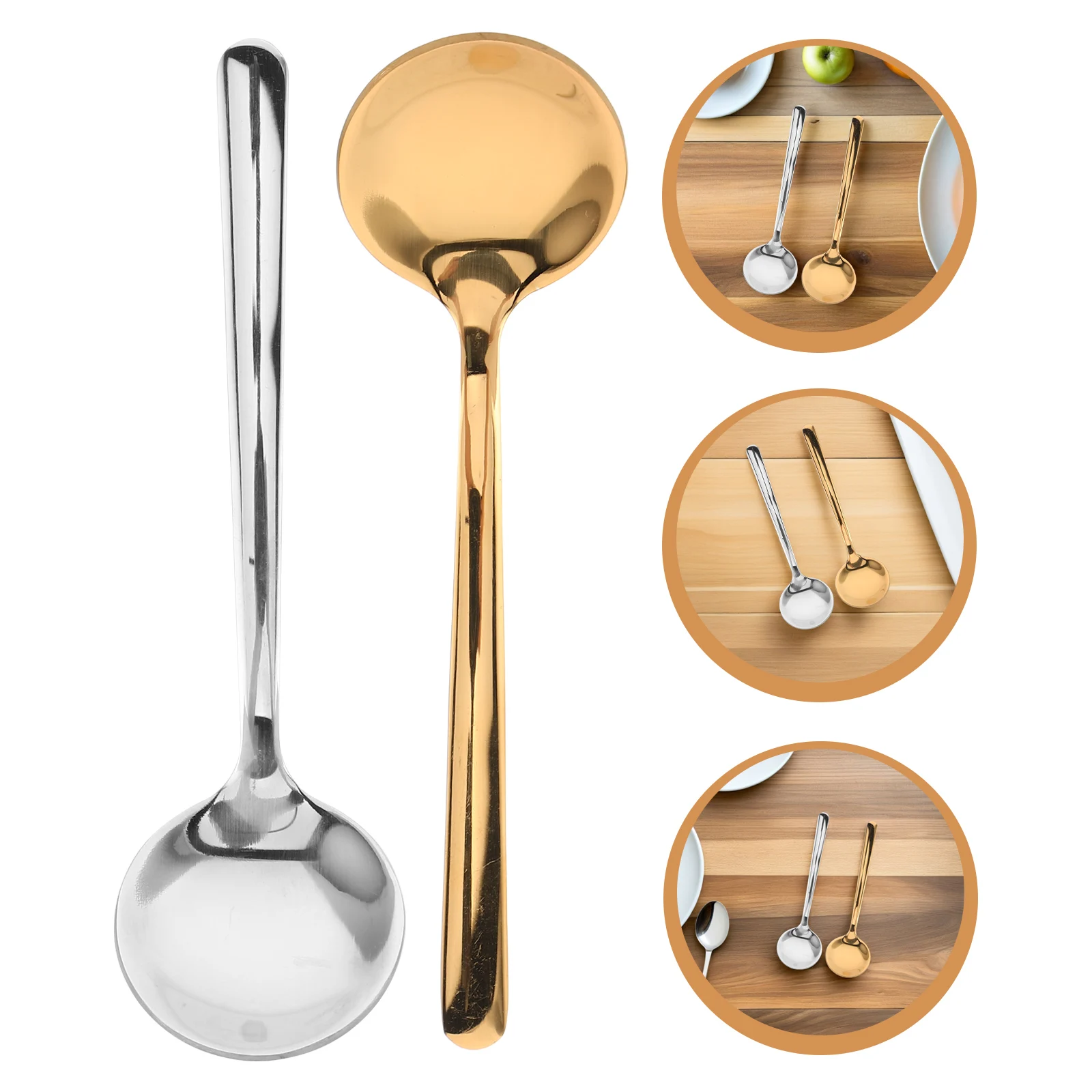 

8pcs Stainless Steel Coffee Spoon 10Cm Mini Espresso Teaspoon Smooth Edge For Tea Stirring Drink Mixing Cooking Seasoning