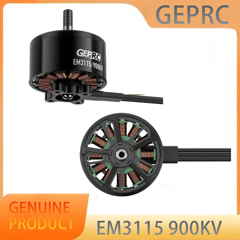 

GEPRC EM3115 3115 Motor 900KV 6S LiPo Suitable for FPV Freestyle 8-10inch Long Range Drones DIY Mark4 LR10 Parts