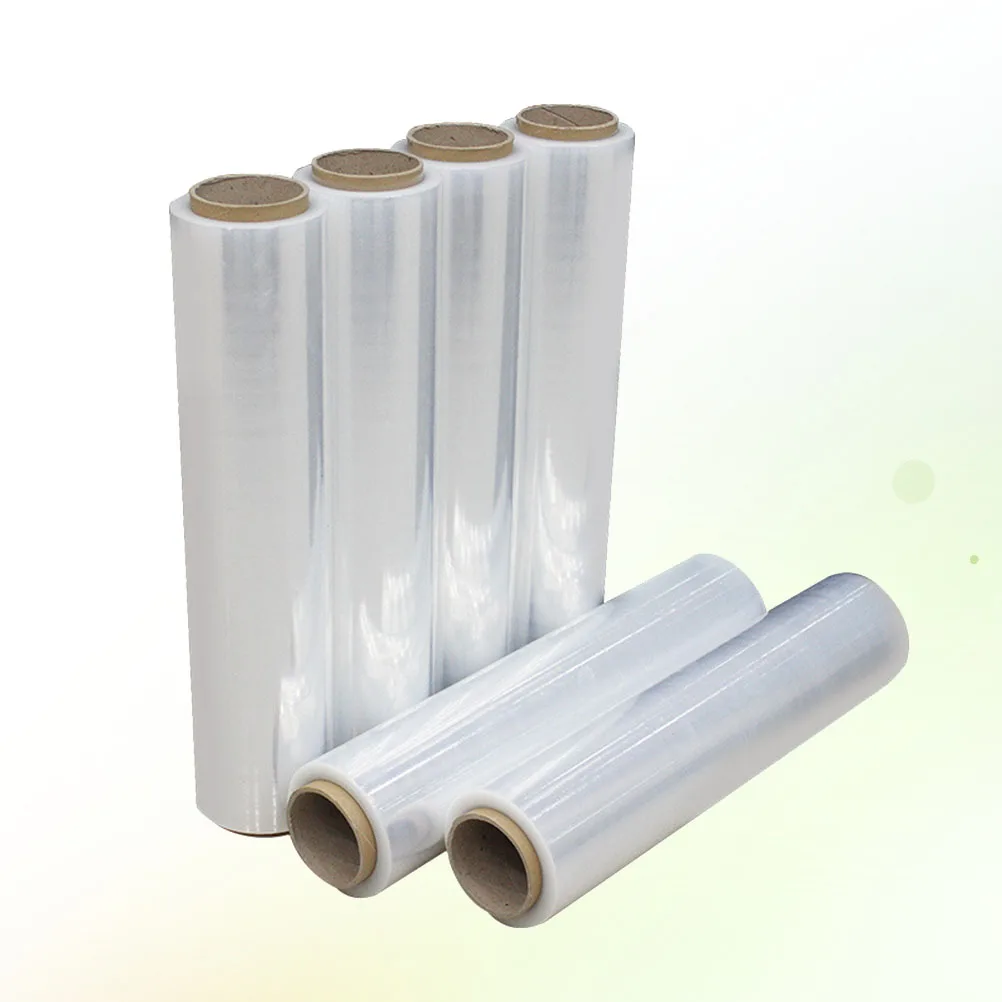 Film extensible auto-adhésif Transparent de 160M, 1 rouleau, emballage robuste pour le stockage mobile, palettes de meubles, emballage d'entrepôt