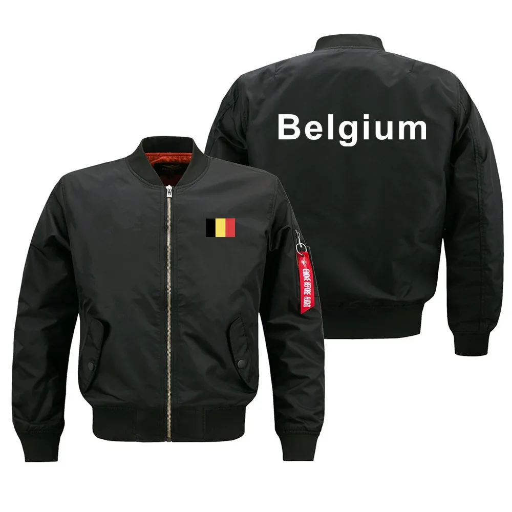 

Funny Belgium Military Flight Aviation Men Ma1 Bomber Jacket Outdoor Windproof Man Baseball Coats