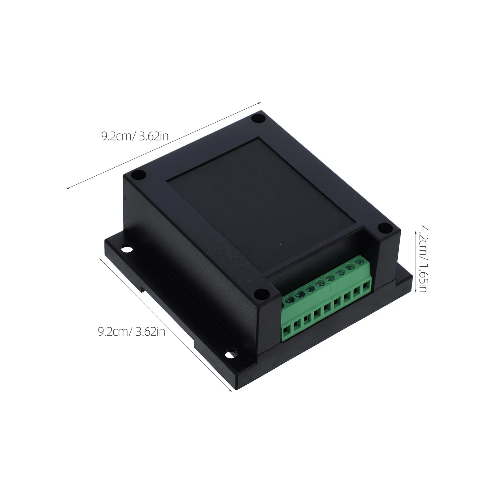 Plastic Rail-Mounted Junction Box Compact Size Electrical Project Enclosure Industrial Automation Control Weatherproof Outdoor