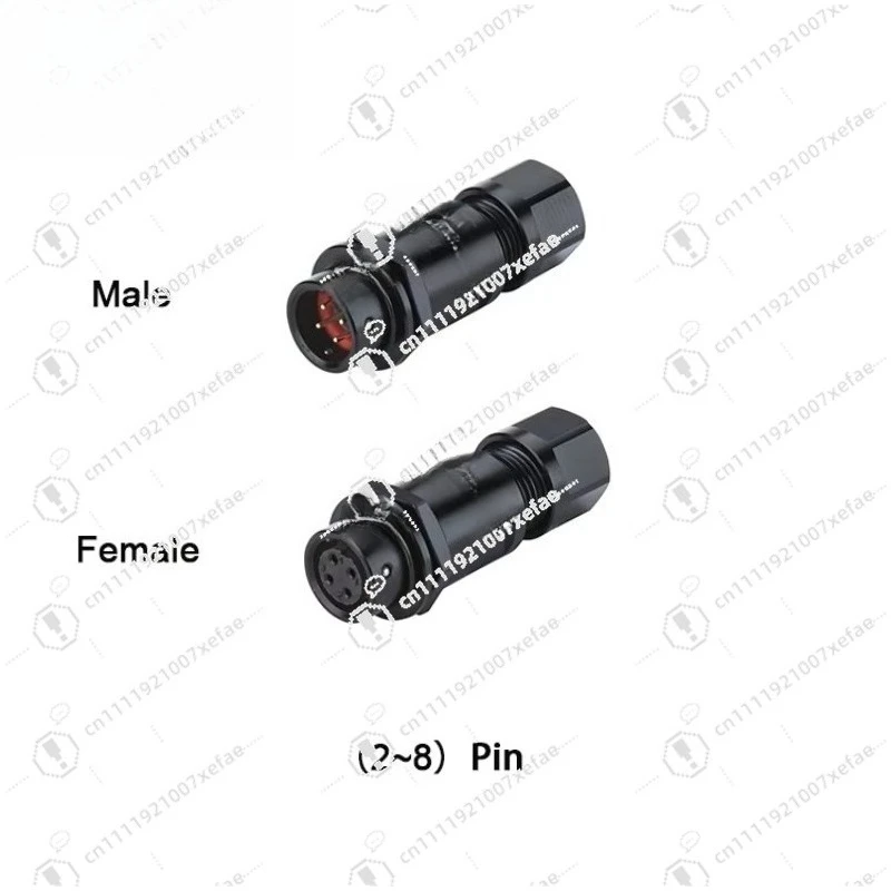 5A AC/DC solar cable Chinese supplier 6-pin battery circular connector 2v power supply 2 3 connection