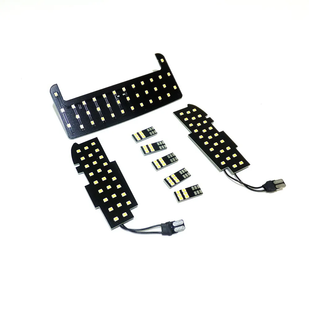 

July King Car LED Reading Lights Compatible For Toyota Prius 50# Sunroof version Corolla US 2019+, 8pcs 6000K Dome Map Light