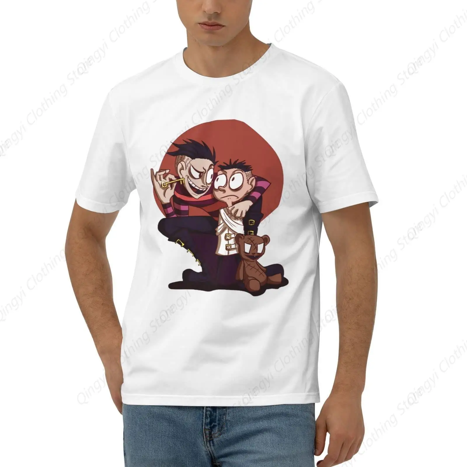 

Johnny and The Homicidal Theme Maniac T Shirt Youth & Adult Big Boys Teen Mens Short-Sleeve Hawaiian T-Shirts