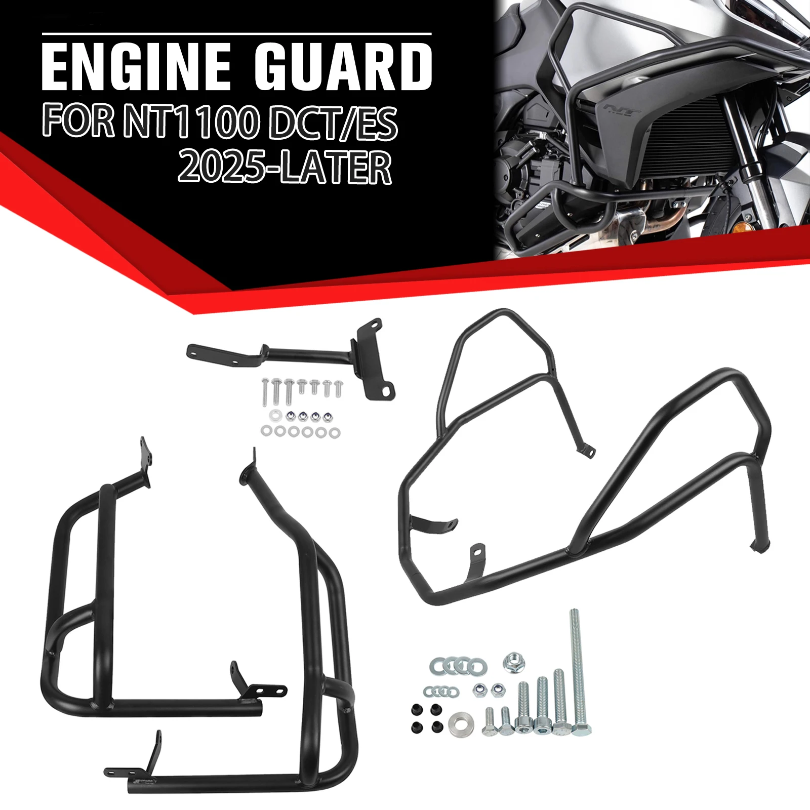 

NT1100 Highway Crash Bars Engine Guard Bumper Stunt Cage Motorcycle Protector Bar For Honda NT 1100 DCT ES 2025-UP Accessories