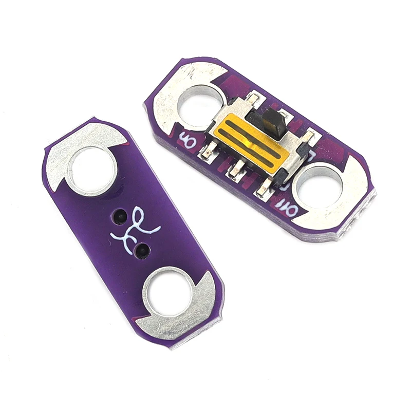 5-50Pcs LilyPad Slide Switch AYZ0202 Module Sewable Toggle Switch For Arduino Wearable Textile DIY Power Control