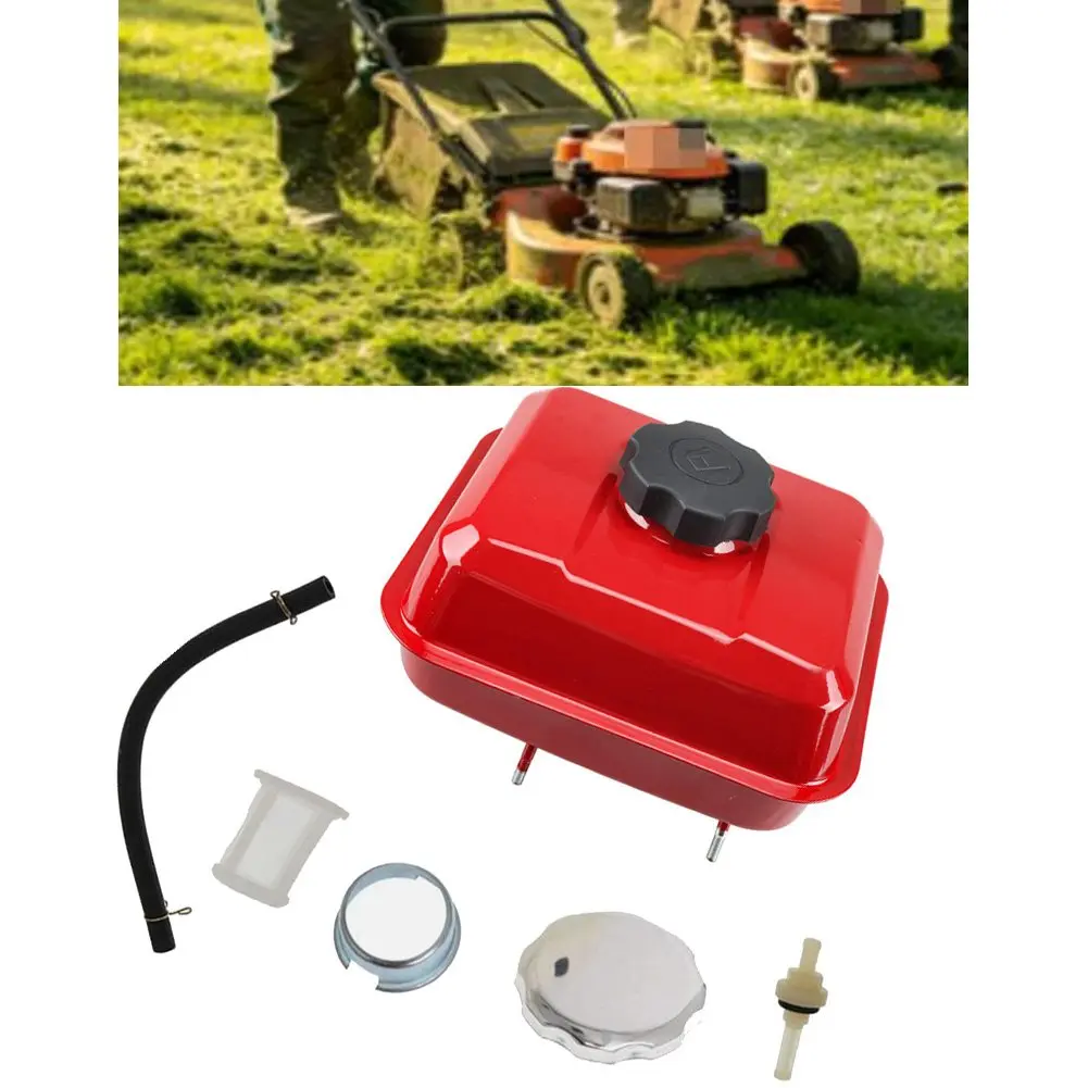 Fuel Petrol Tank 3.6L With Cap Filter Set For GX140 For GX160 For GX200 Engine Part Fuel Tank Assembly Replacement For LawnMower