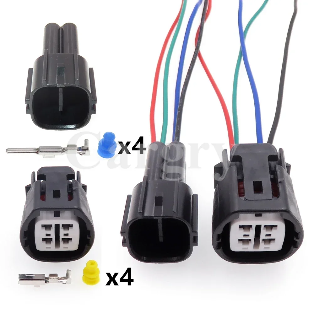 

1 Set 4P Alternator Regulator Repair Harness Socket with Terminal AC Assembly For Honda Acura TOYOTA 6189-0694 90980-11964