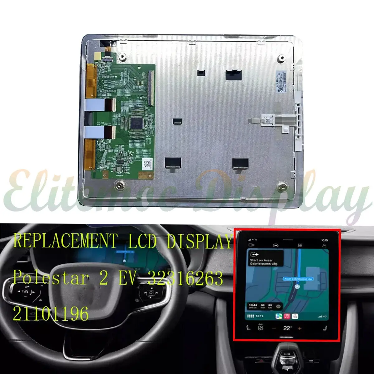 

GD111IA-01A 11.1inch Car LCD Display Screen With Touch Panel For Volvo XC40 GPS Navigation Replacement Parts 12661566 36012873