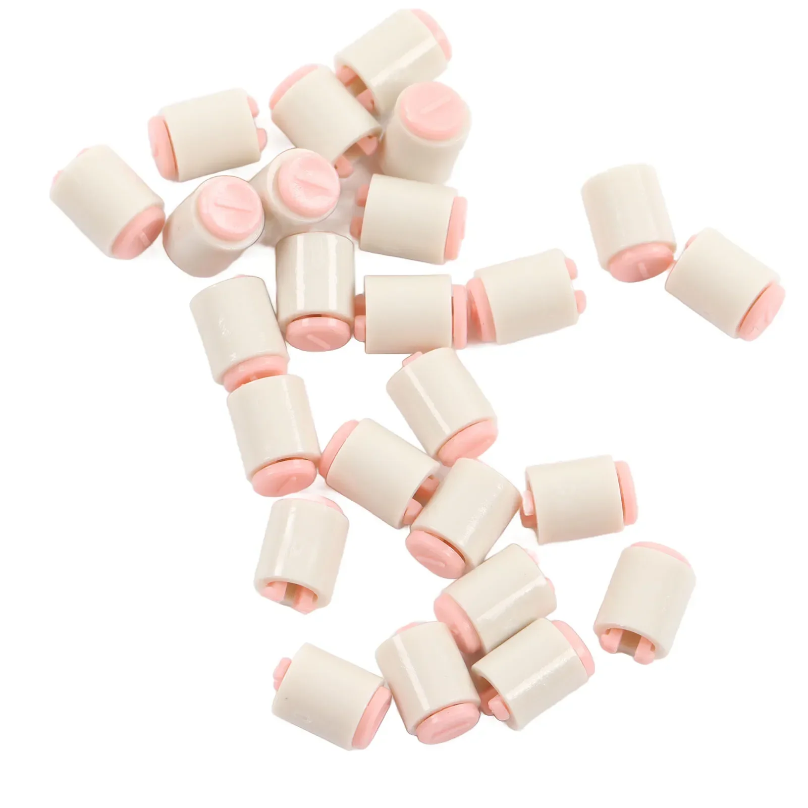 25pcs Knitting Needle Stoppers Reduces Friction Plastic Knitting Needle End Caps For LKS100 LK150 GK370