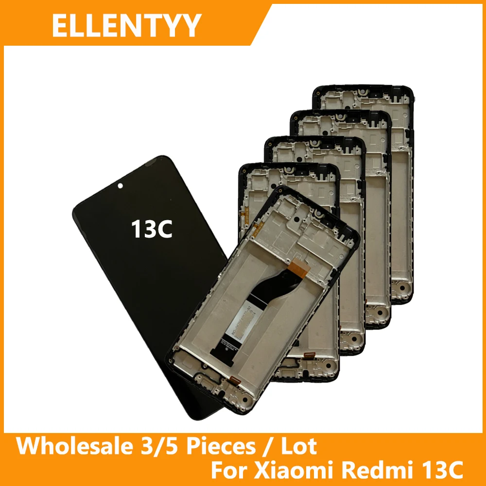 

Wholesale 3/5 pieces / Lot High Quality For Xiaomi Redmi 13C 23100RN82L Screen Lcd display With Touch Digitizer Redmi13C