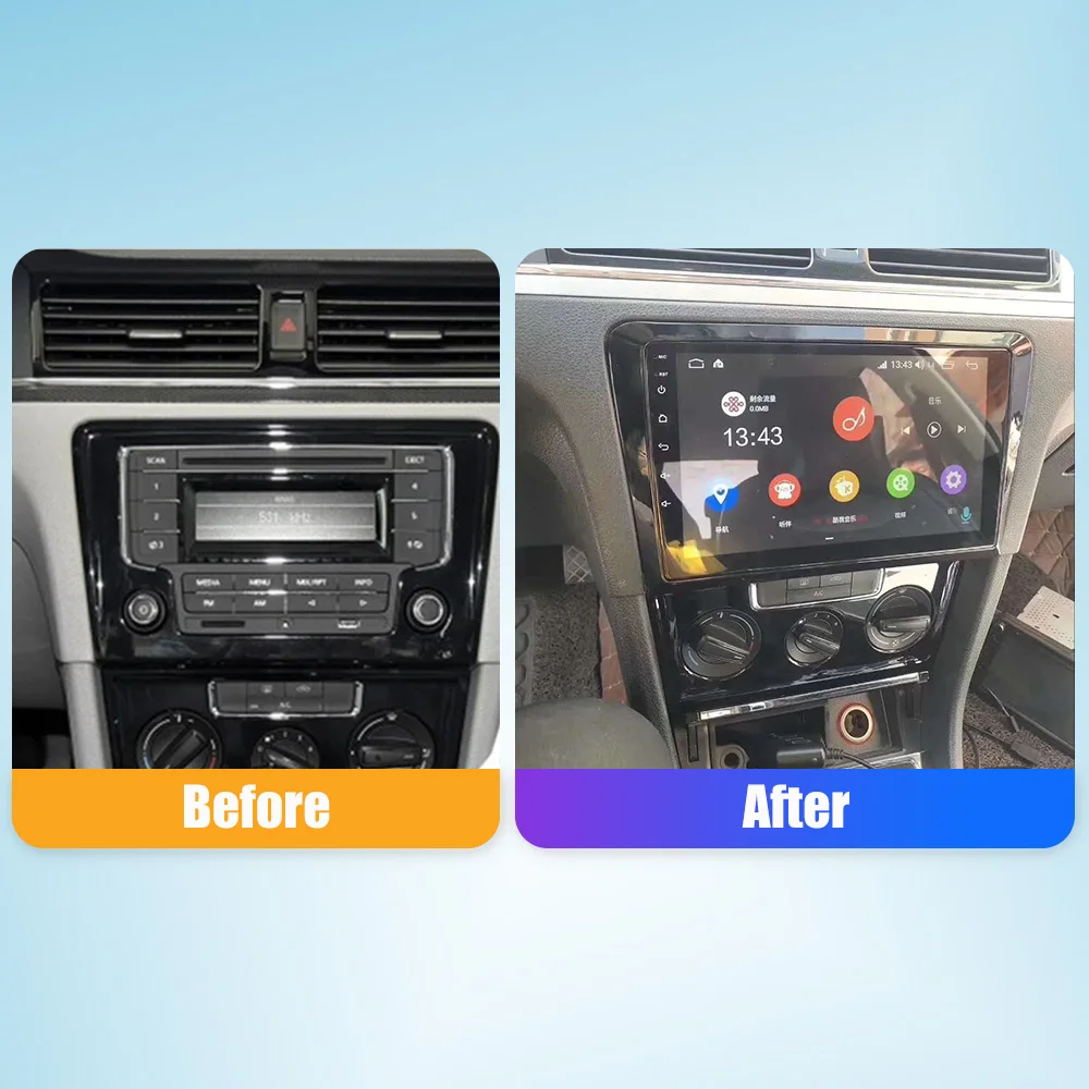 

2Din Android Car Radio For VW Bora 2013-2015 Car Stereo GPS Navigation Video Player Carplay Android Auto BT WIFI 4G Headunit