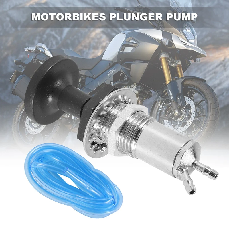 Motorbikes Plunger Pump Fuel-Primer Kit For Snowmobile/ATV Fits For Polaris Honda Yamaha Kawasaki Skidoo Arctic Cat