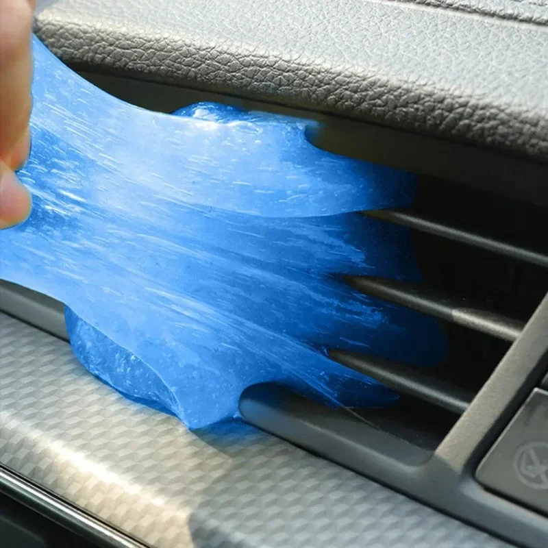 1pcs Car Wash Interior Car Cleaning Gel Slime Machine Auto Vent Magic Dust Remover Glue Computer Keyboard Dirt Cleaner Supplies