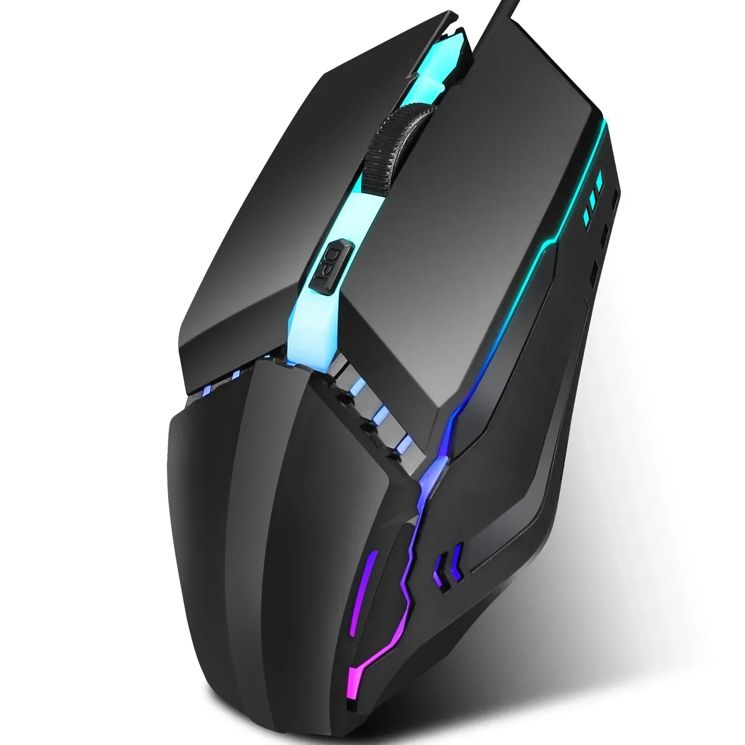 

For office gaming S200 new wired Mouse 4D Ergonomic design suitable Colorful Light Up Gaming mouse