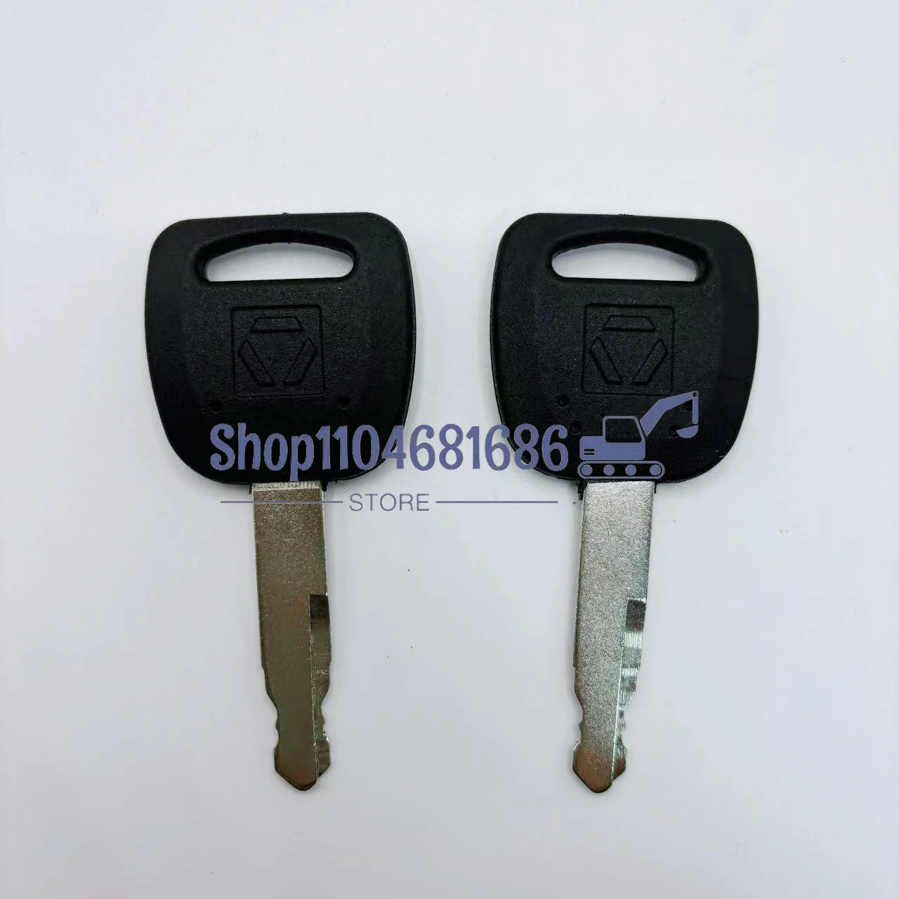 2 قطعة مفاتيح الإشعال ل XCMG حفارة المفاتيح ل 55 60 75DA 80 200 القديمة والجديدة الإشعال كاتب مفتاح فتاحة الزجاجات المفاتيح #6