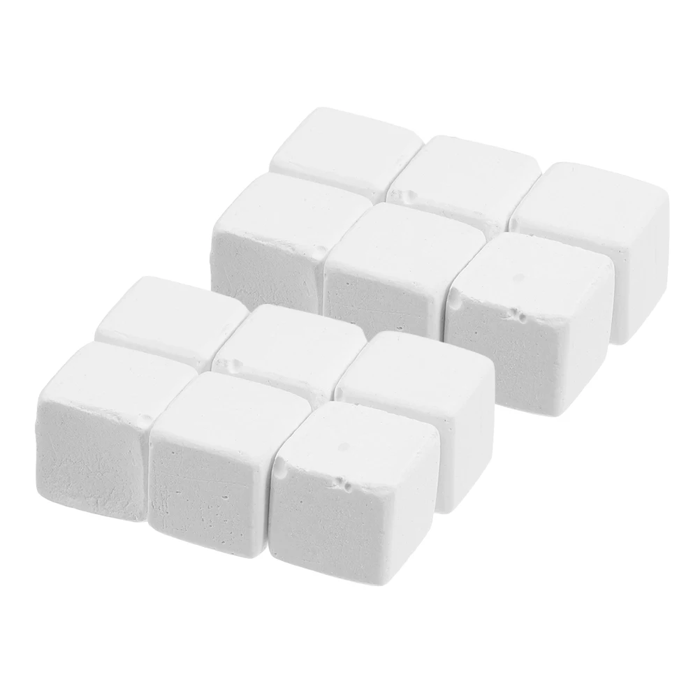 

12 Pcs Pet Natural Minerals Health Care Longlasting Teeth Grinding Suitable for Cats Dogs Reptiles Crab White