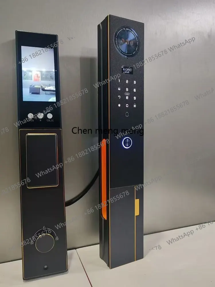 C02 fine carving palm vein facial recognition smart lock fingerprint password lock home