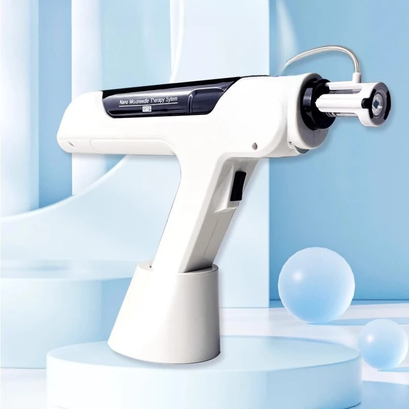 Self-powered micro-crystal needle-free introducer MTS, a water-light instrument for beautifying scalp, does not leak