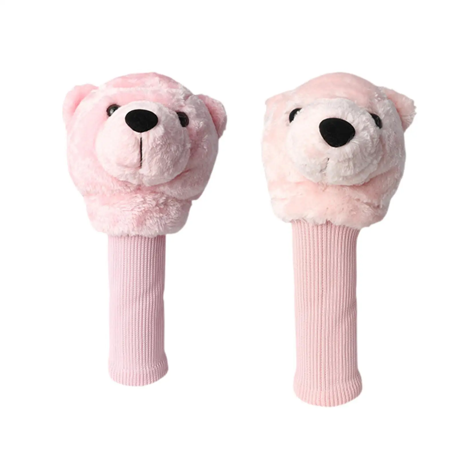 Bear Golf Wood Headcover Protective Sleeve Supplies Novelty Plush Golf Club Head Cover Protection for Training Sports Outdoor